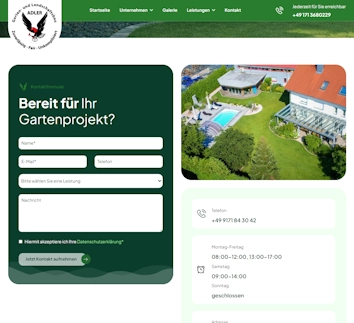 Kontaktmöglichkeiten der ADLER Website