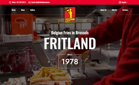 Website-Optimierung von Fritland Brussels mit Webdesign, SEO und internationaler Ausrichtung