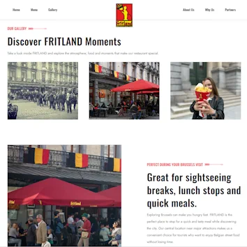 Standort und Präsentation von Fritland Brussels