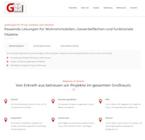 Regionale Ausrichtung der GI Innenausbau Website