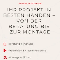 Mobile Darstellung der GJ Fenster und Türen Website