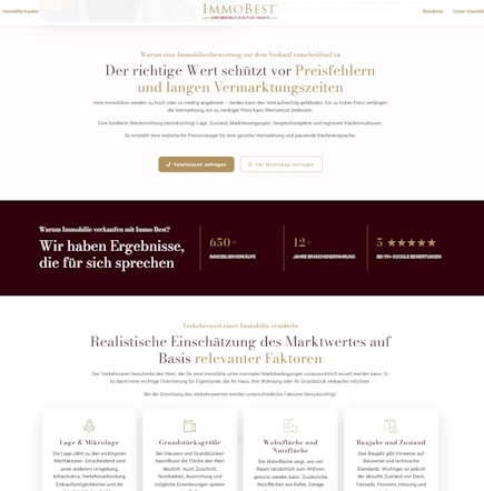 Optimierte Inhalte zu Kapitalanlage und Beratung